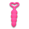 Dildo Heart Anal Plug Pink Srdíčko