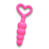 Dildo Heart Anal Plug Pink Srdíčko